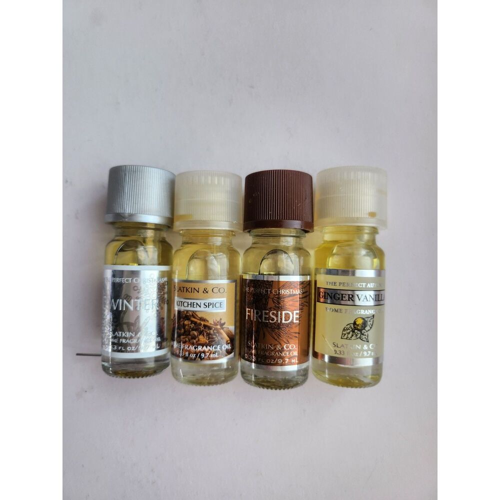4 Rare Bath and Body Works Home Fragrance Oils B28